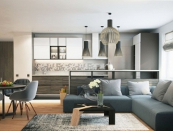6个优雅时尚的小公寓空间装修设计