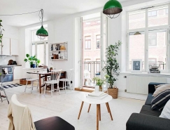 哥德堡一居室北歐風白色公寓設計