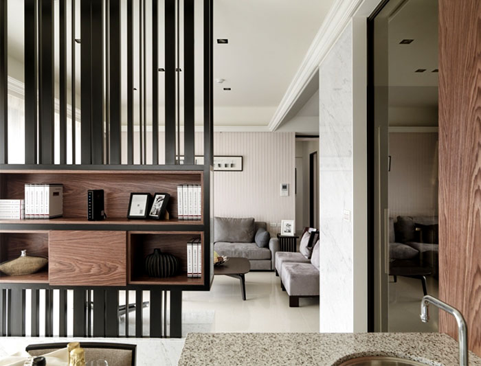 台北优雅简约的现代公寓设计