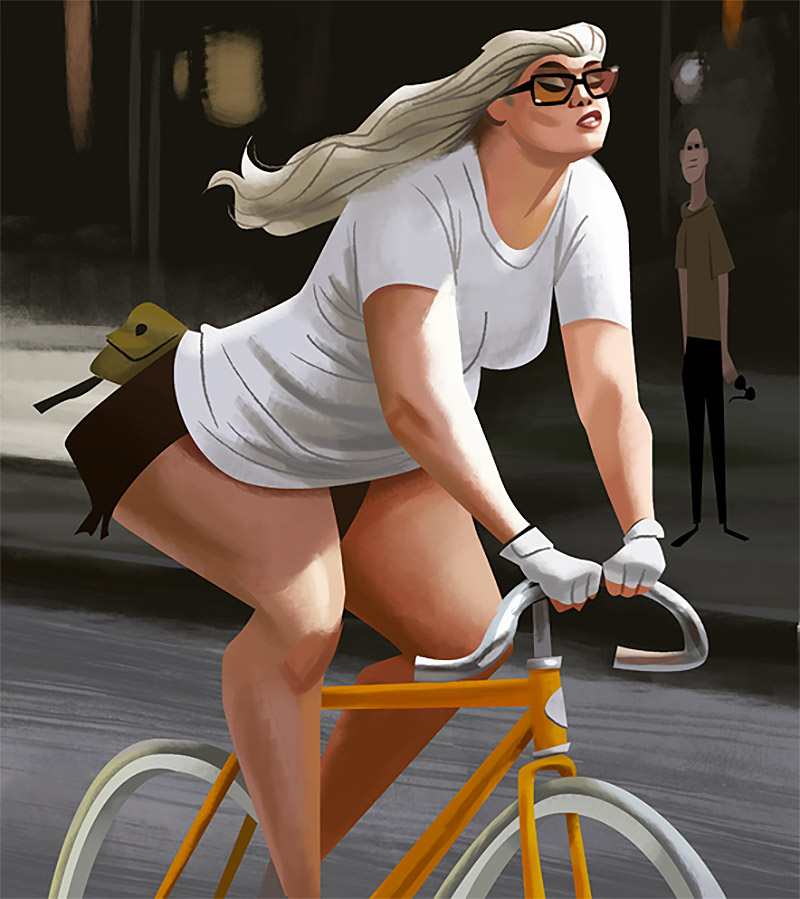 Thorsten Hasenkamm:死飞自行车运动插画设计