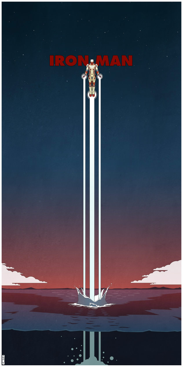 Matthew Ferguson插画风格电影海报设计