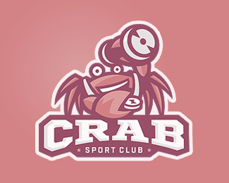 标志设计元素运用实例：螃蟹(三)