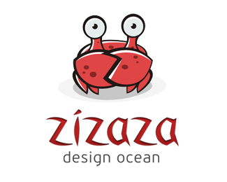 标志设计元素运用实例：螃蟹(三)