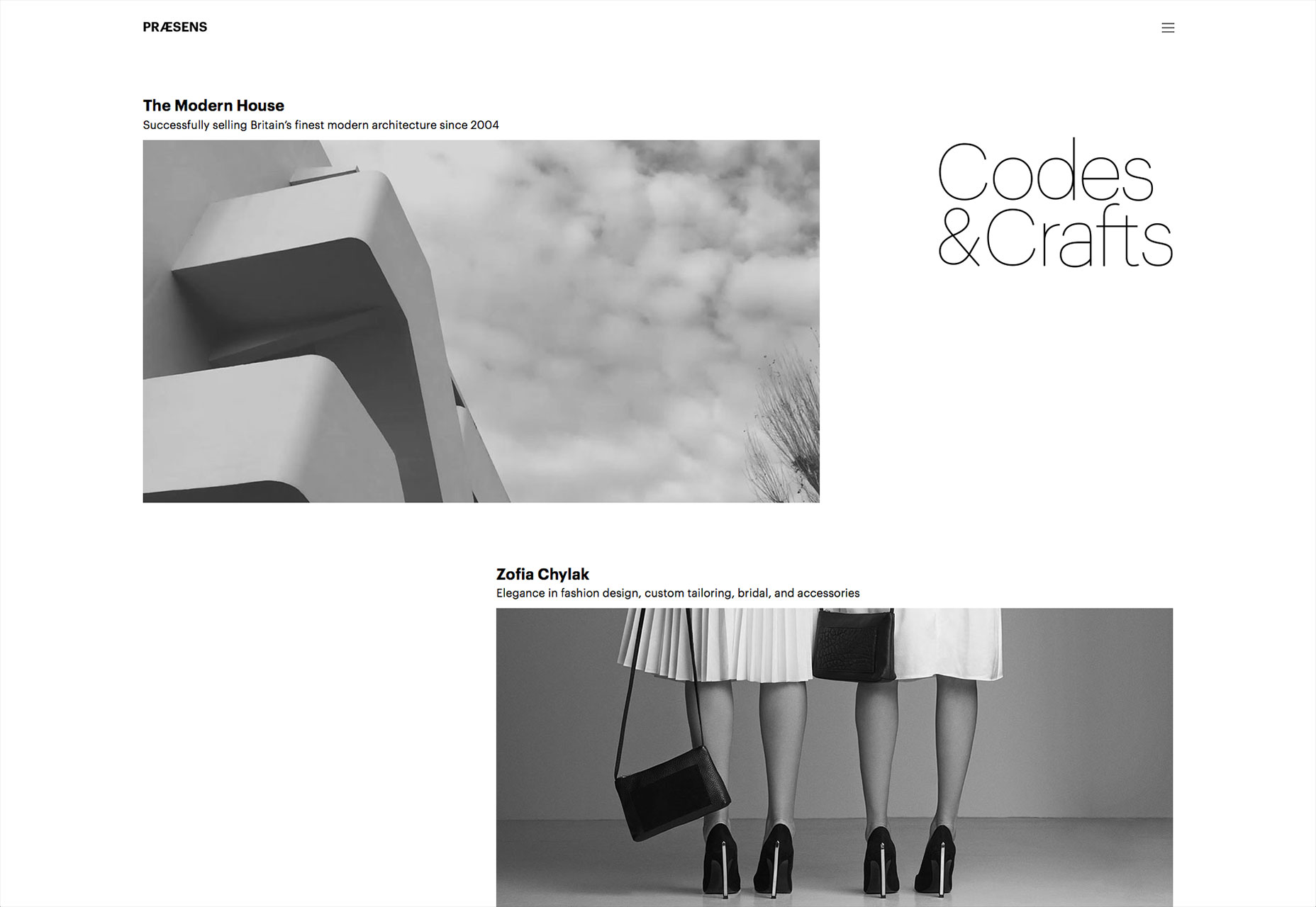 30个国外精美黑白风格网站设计