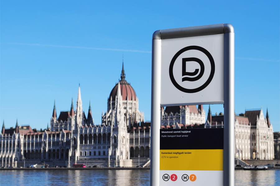 布达佩斯公共交通系统标识设计