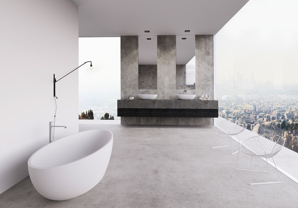 36个拥有豪华浴缸的卫浴空间设计