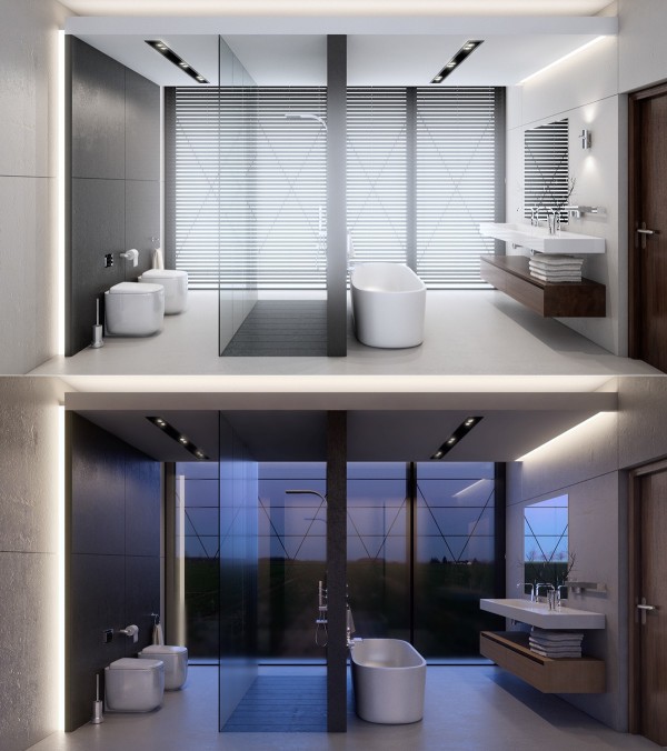 36个拥有豪华浴缸的卫浴空间设计