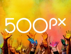 图片分享社区500px更换新LOGO