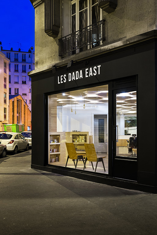 巴黎Les Dada East美发沙龙空间设计