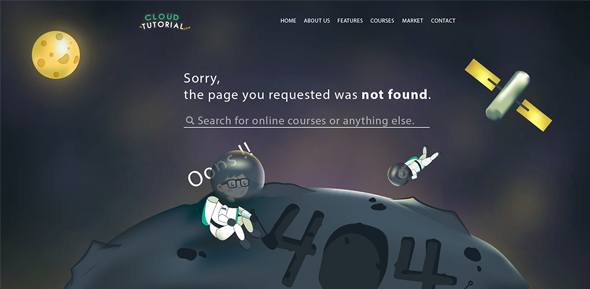 40个创意有趣的404页面设计