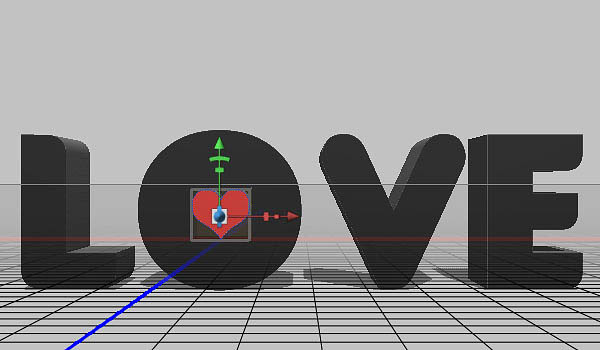 利用3D工具制作细腻的浮雕花纹立体字