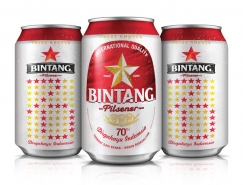 Bintang啤酒70周年纪念版包装设计