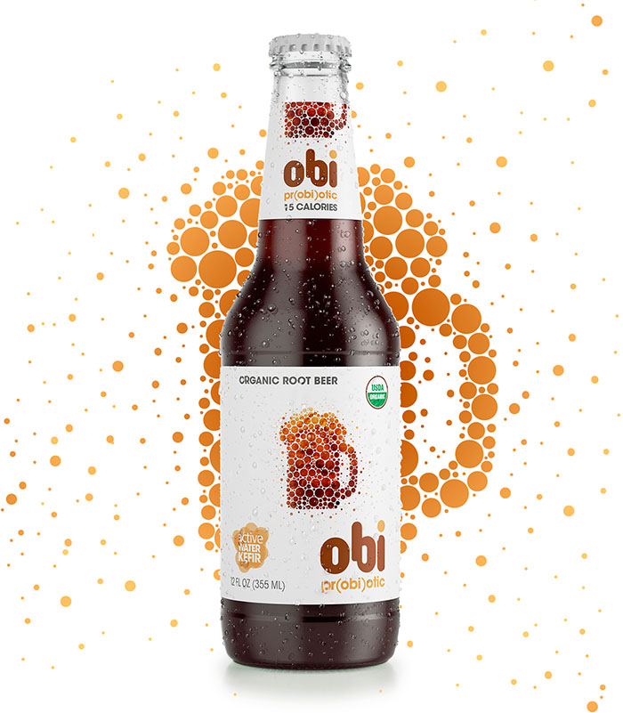 Obi Pr(obi)otic果汁包装设计