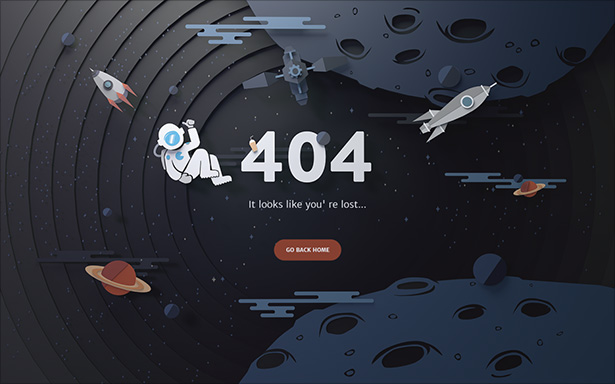 23个创意404错误页面设计