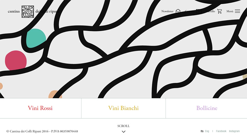 装饰艺术风格背景的网站设计欣赏