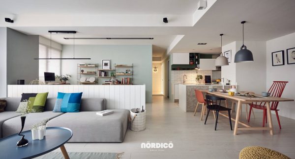 台湾工作室Nordico:北欧清新风格家居装修设计