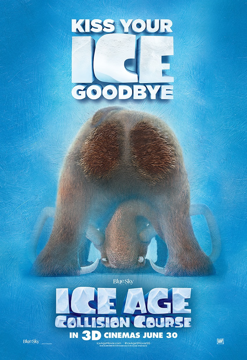 电影海报欣赏: 冰川时代5：星际碰撞