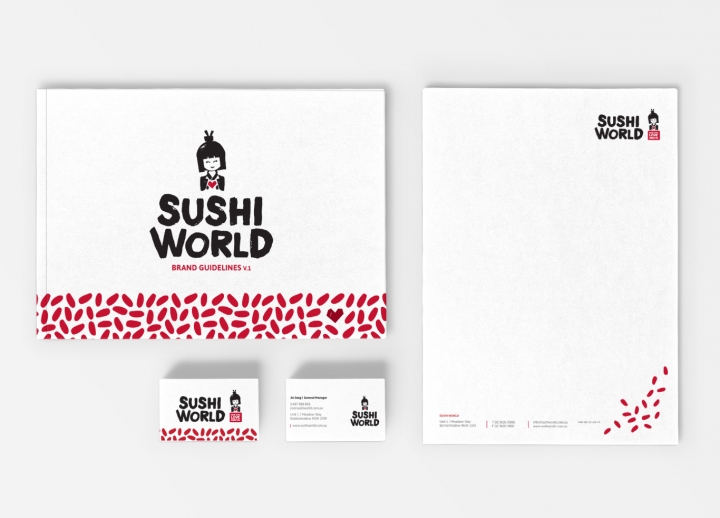 Sushi World寿司餐厅品牌形象设计
