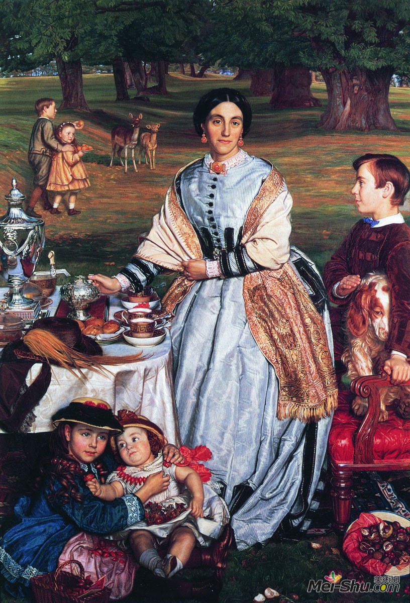 威廉·霍爾曼·亨特William Holman Hunt作品 孩子們的假期