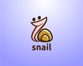 标志设计元素应用实例:蜗牛