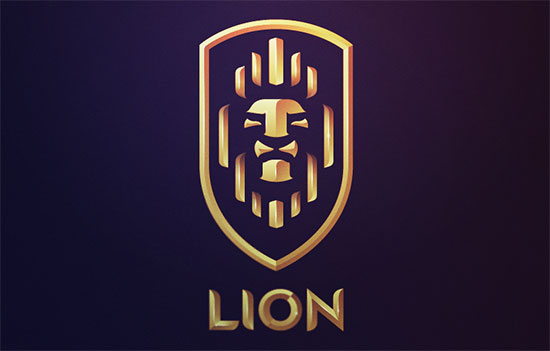标志设计元素运用实例：狮子(六)