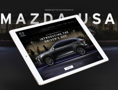 Mazda美國網頁UI設計