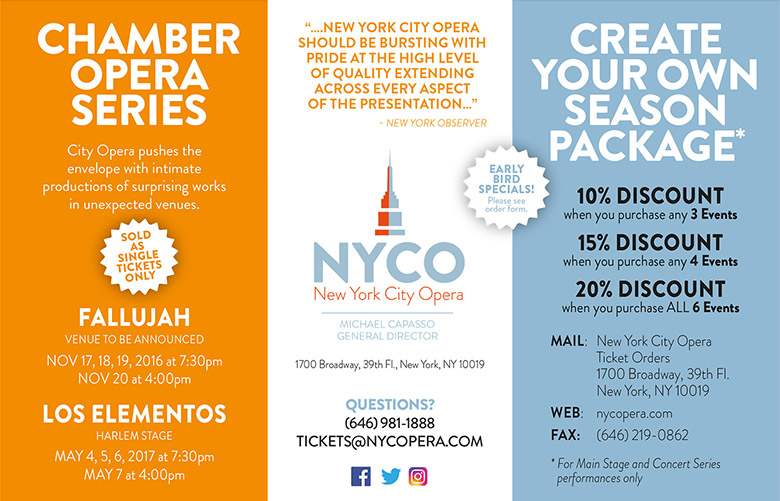 紐約城市歌劇院（New York City Opera）啟用新LOGO