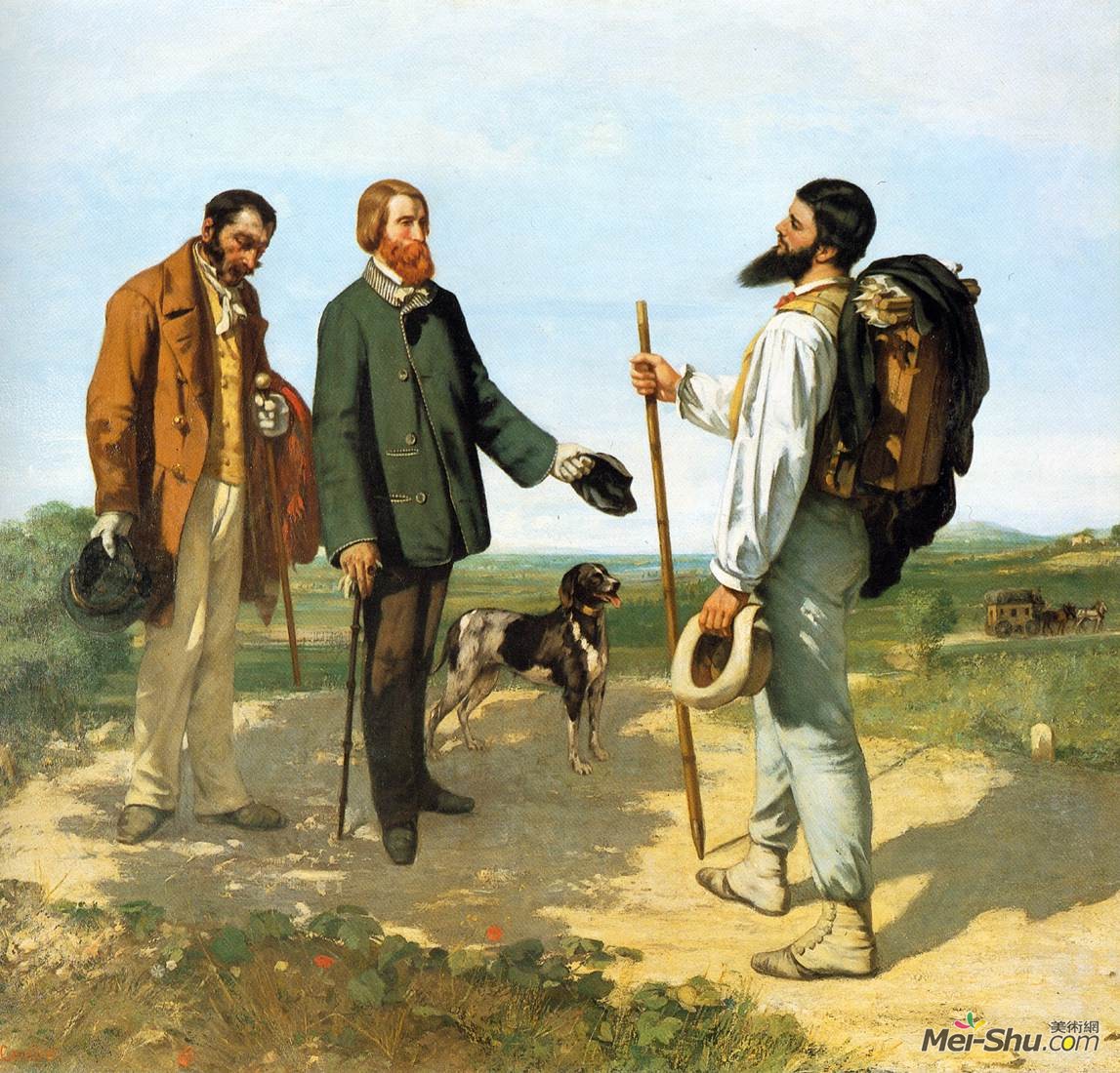 居斯塔夫·庫爾貝Gustave Courbet作品 遭遇