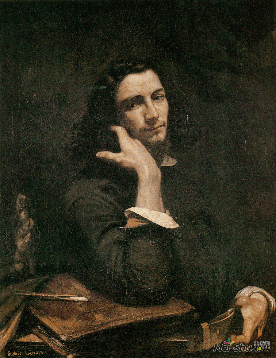 居斯塔夫·庫爾貝Gustave Courbet作品 自畫像