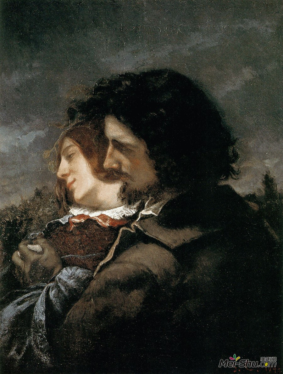 居斯塔夫·庫爾貝Gustave Courbet作品 田園戀人