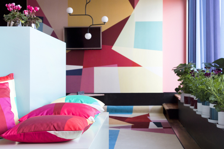 精美的色块和色彩表现：斯德哥尔摩Scandic Anglais酒店客房设计