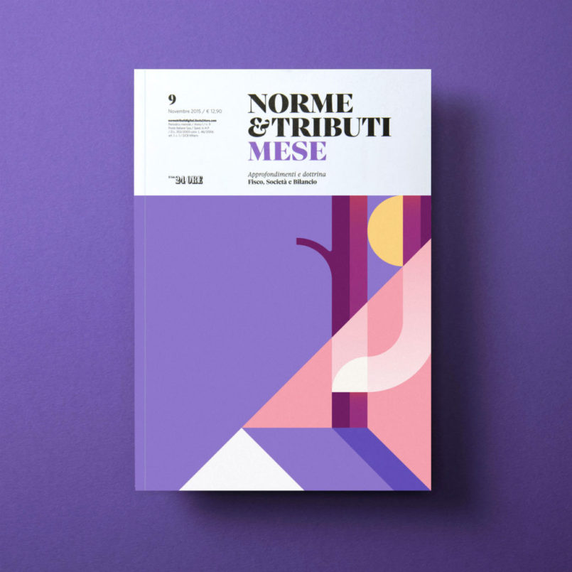Norme & Tributi Mese封面插图设计