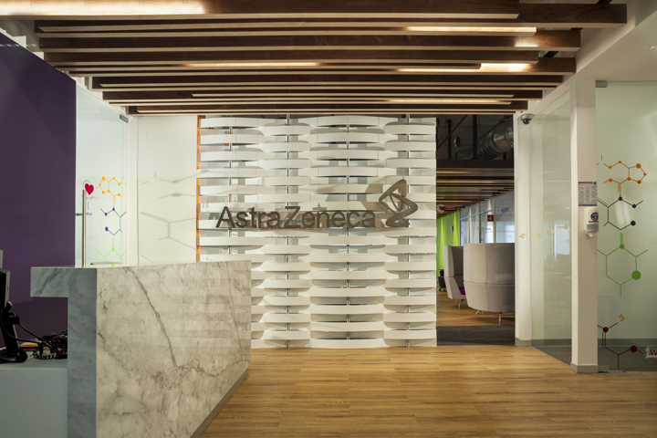 制药公司AstraZeneca墨西哥办公室空间设计