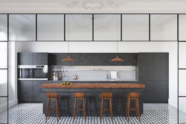 40个华丽沉稳的灰色厨房设计