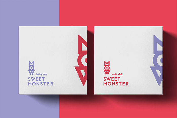 Sweet Monster甜品店品牌形象设计