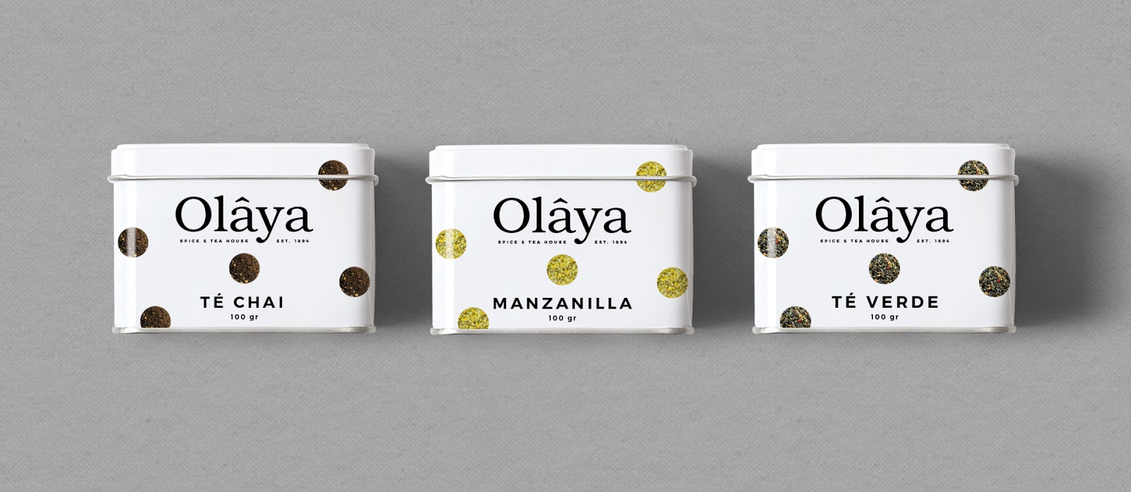 Olâya香料茶品牌和包装设计