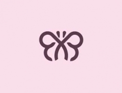 标志设计元素运用实例：蝴蝶(五)