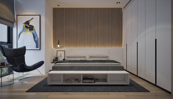 bedroom-accent-wall-straight-narrow-slat