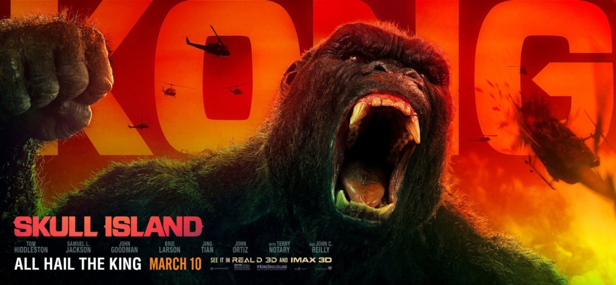 电影海报欣赏：金刚：骷髅岛 Kong: Skull Island