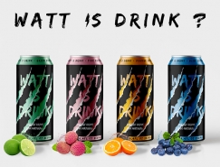 Watt is drink能量饮料包装设计