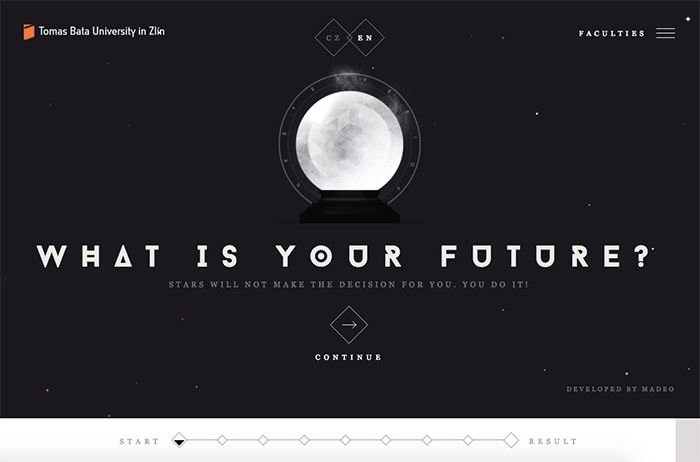 20个漂亮的太空主题网页设计
