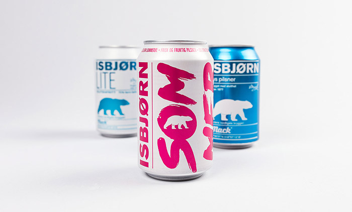 Isbjørn sommerøl啤酒包装设计