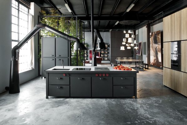 32个工业风格的厨房设计