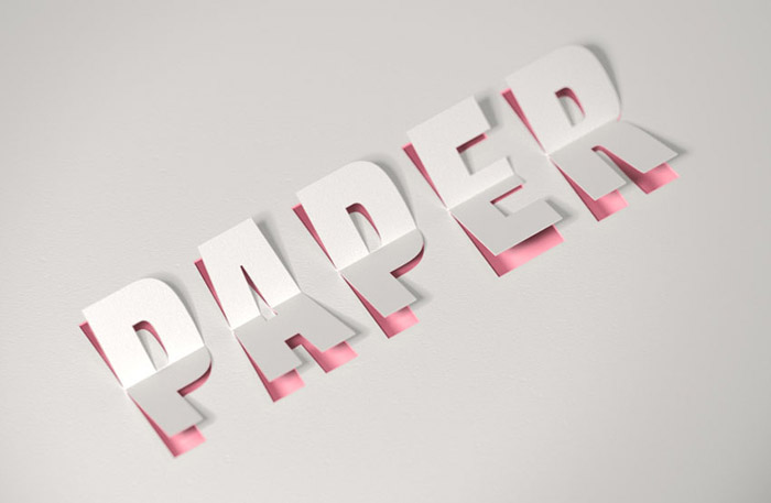 利用3D工具制作逼真的折叠纸张字