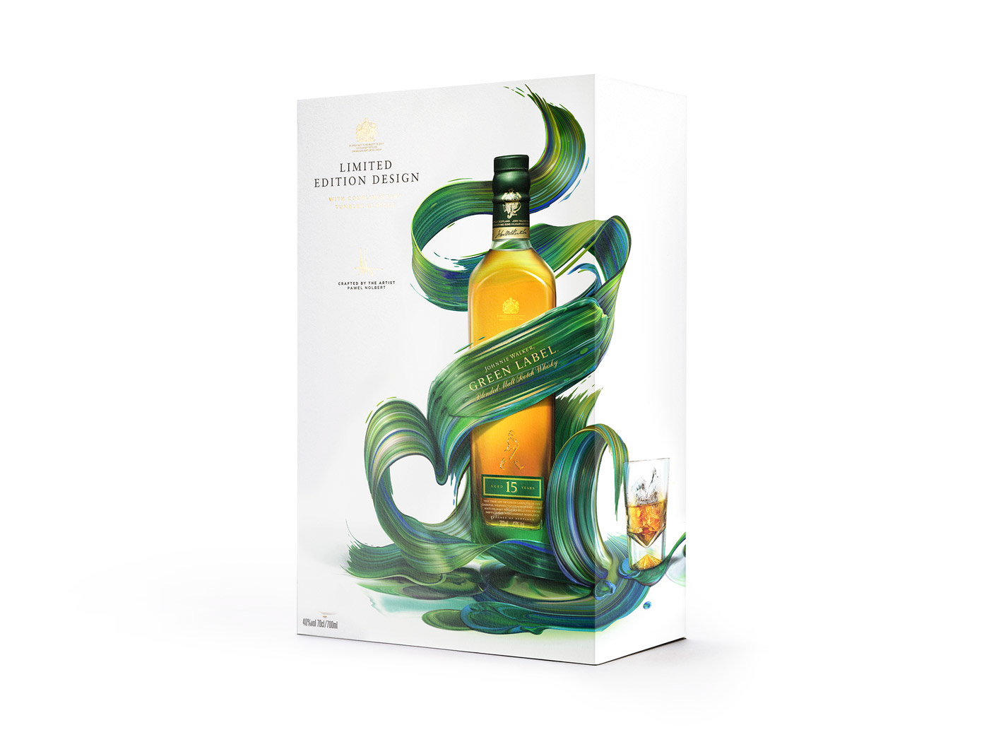 威士忌品牌Johnnie Walker限量版礼品包装设计