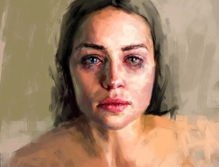 法國畫家Ivana Besevic人物肖像畫作品