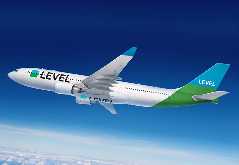 英国廉价航空公司LEVEL品牌形象设计
