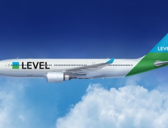 英国廉价航空公司LEVEL品牌形象设计