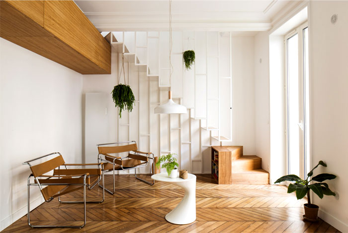 巴黎现代别致的公寓设计