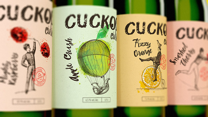 Cuckoo Cidre果酒包装设计